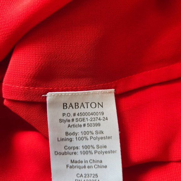 Aritzia BABATON Red Tank S - Picture 4 of 5